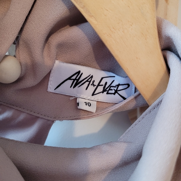 AVA & EVER (s10) Soft pink / Cream Crop Top - Picture 3 of 5